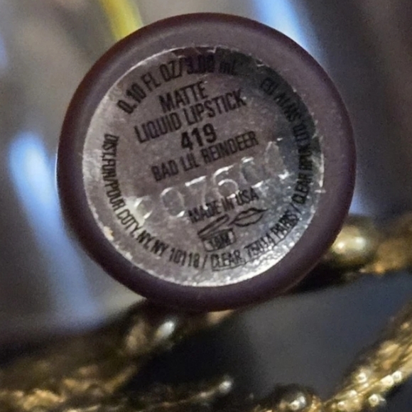 Kylie Jenner Matte Liquid Lipstick, 419 BAD LIL REINDEER LMTD Edition new no box - Picture 2 of 2